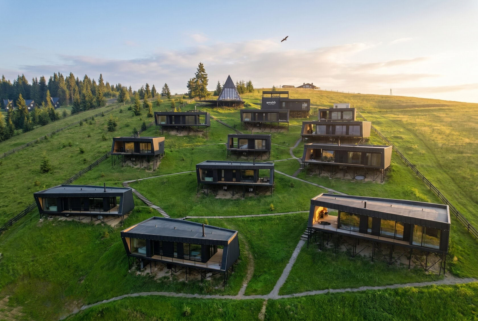 Преміальний ретрит комплекс «Emshir Villas» село Красник
